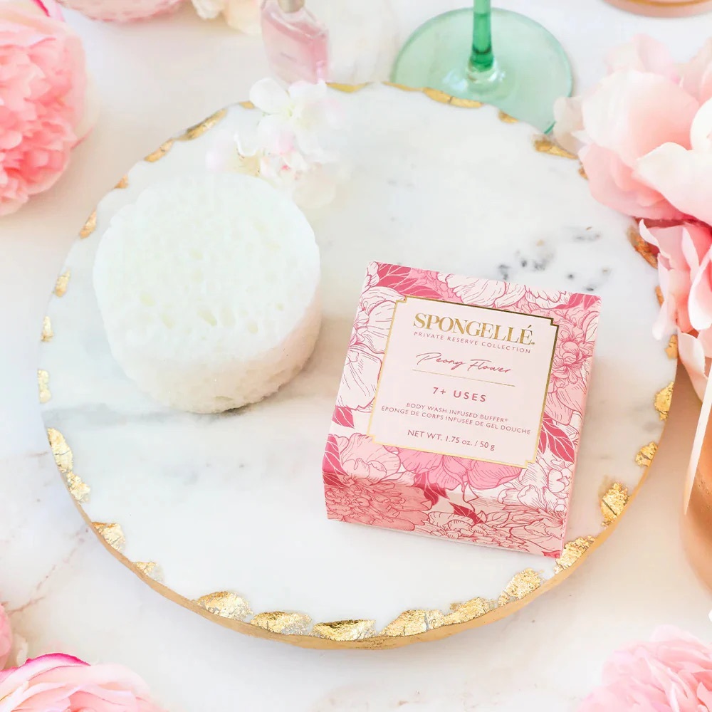 Spongellé Peony Flower | Spongette Travel Size.